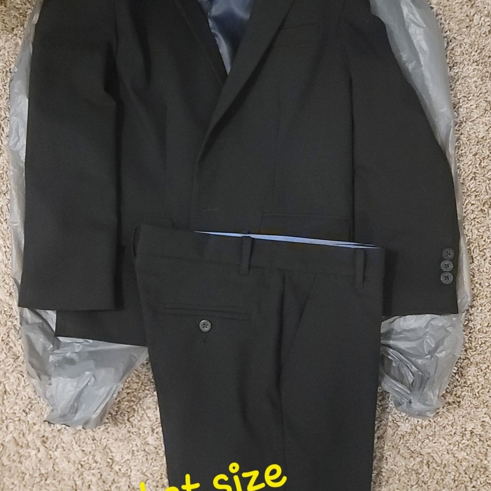 Izod Black Formal Pants Classic Design